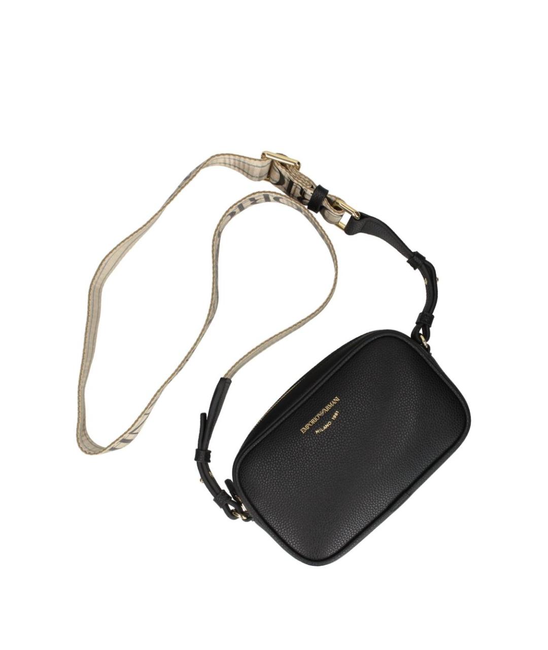 EMPORIO ARMANI Черная сумка через плечо, фото 4