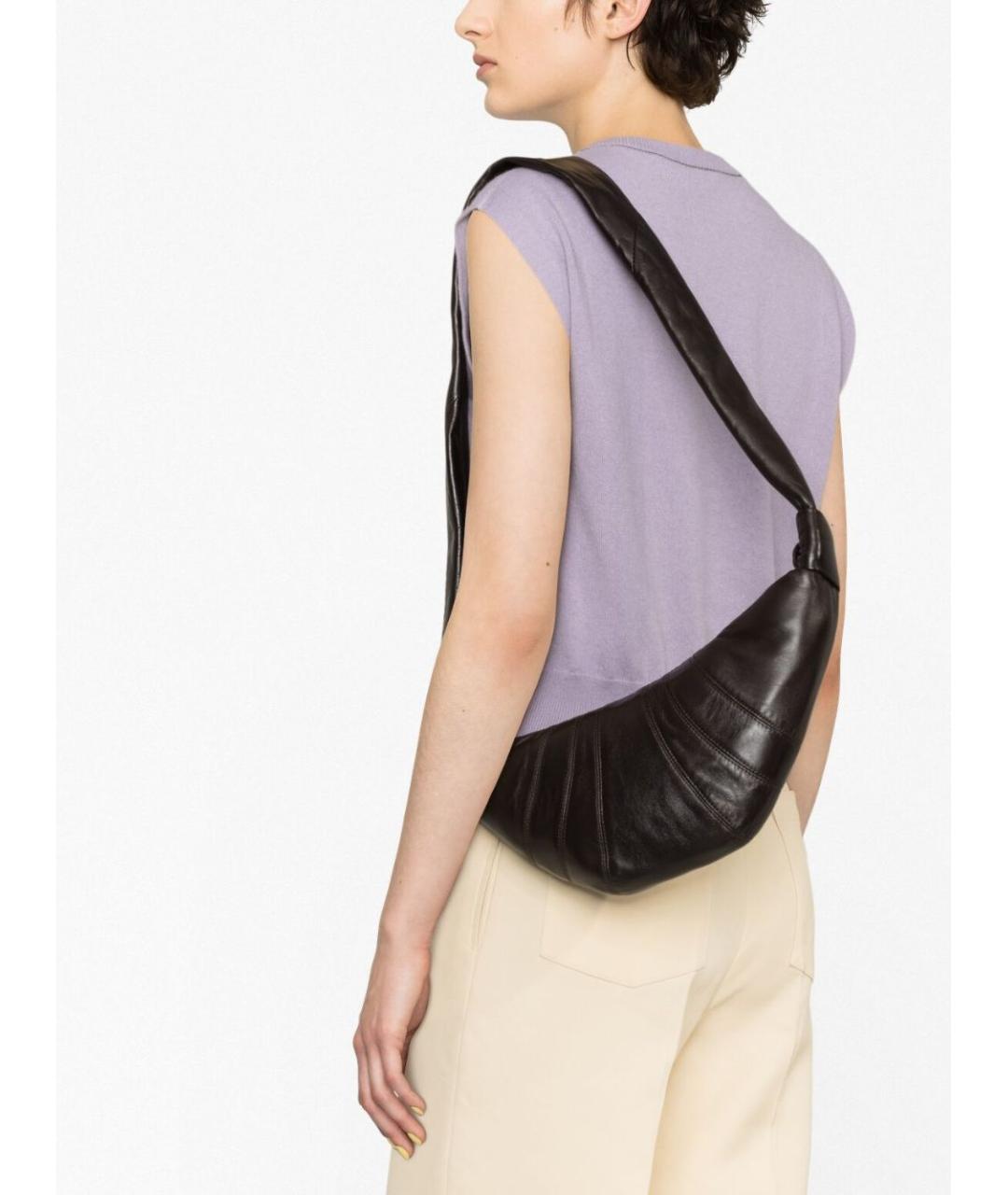 LEMAIRE Коричневая сумка через плечо, фото 4