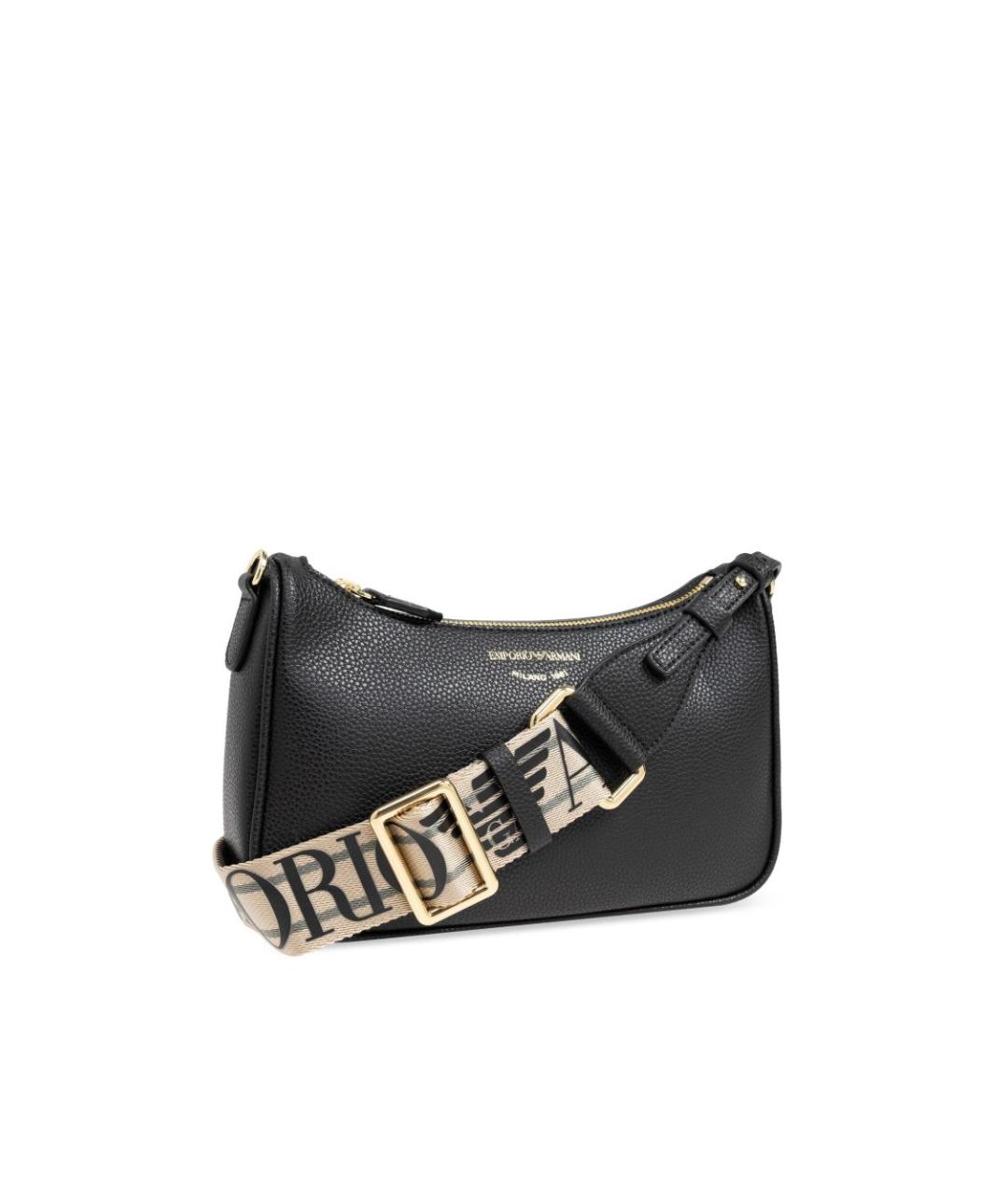 EMPORIO ARMANI Черная сумка через плечо, фото 6