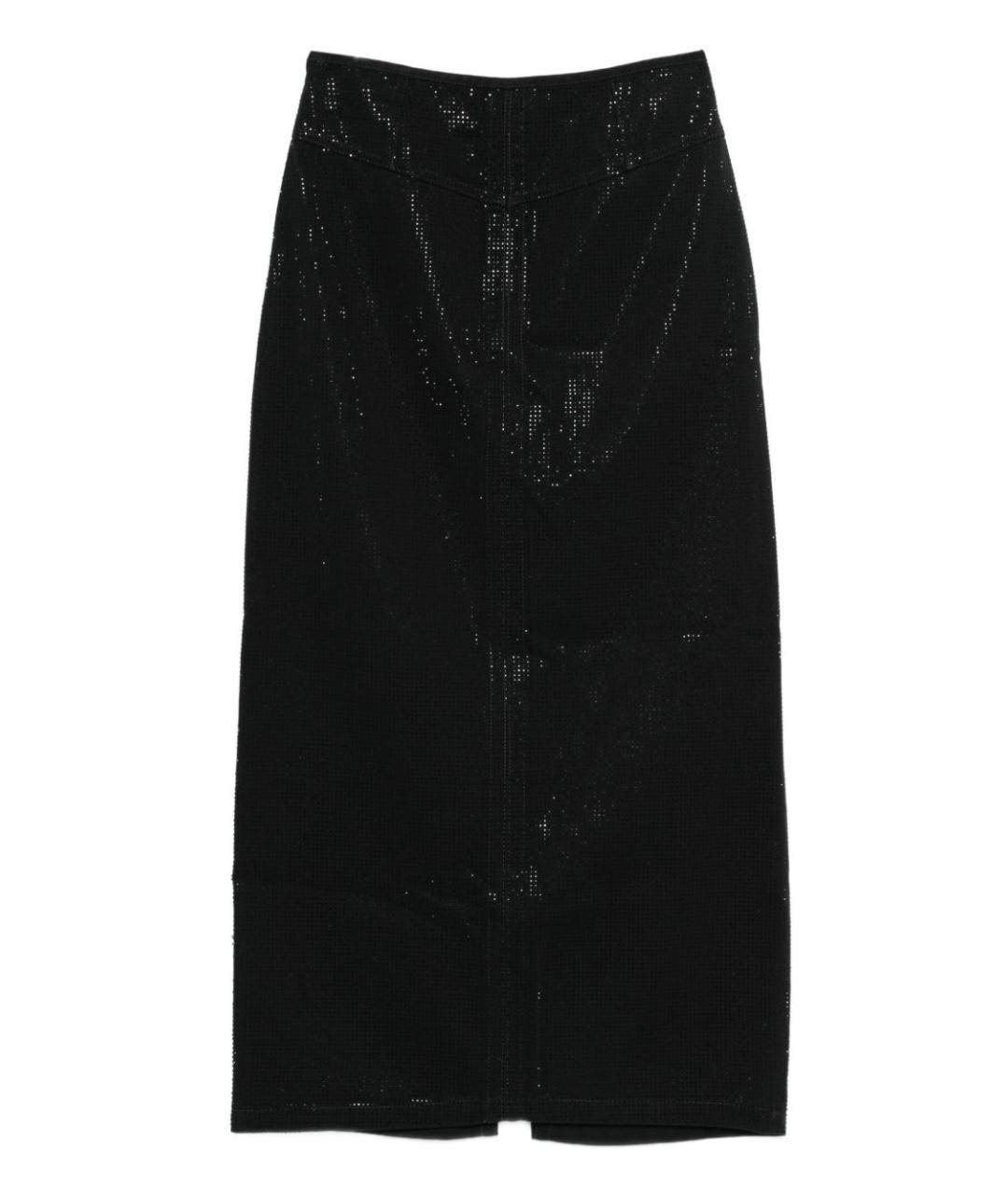 EMPORIO ARMANI Черная юбка миди, фото 2