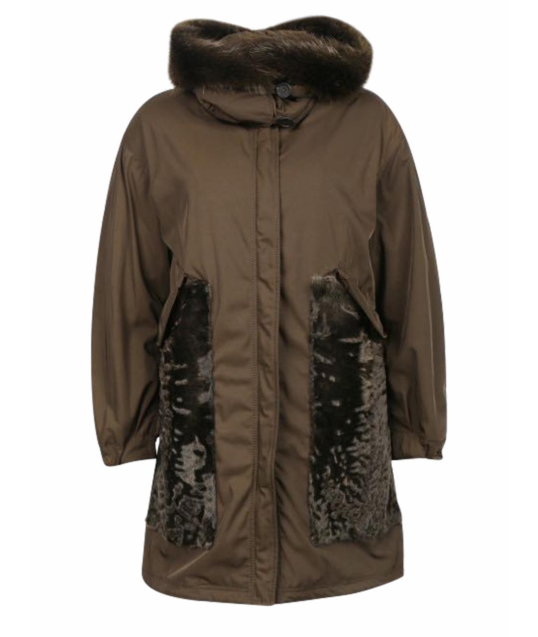 BLANCHA Хаки парка, фото 1