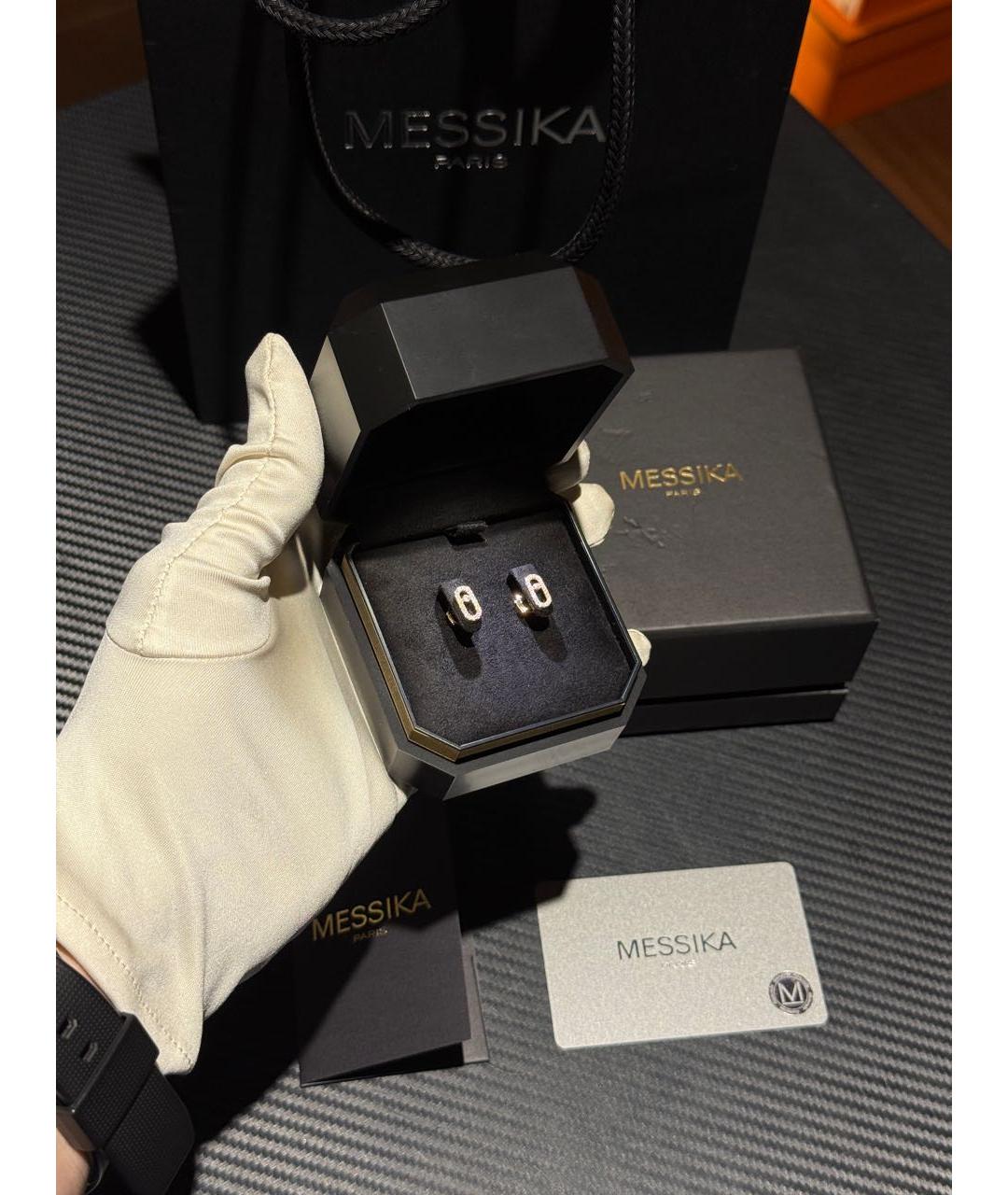 MESSIKA Золотые серьги из желтого золота, фото 3