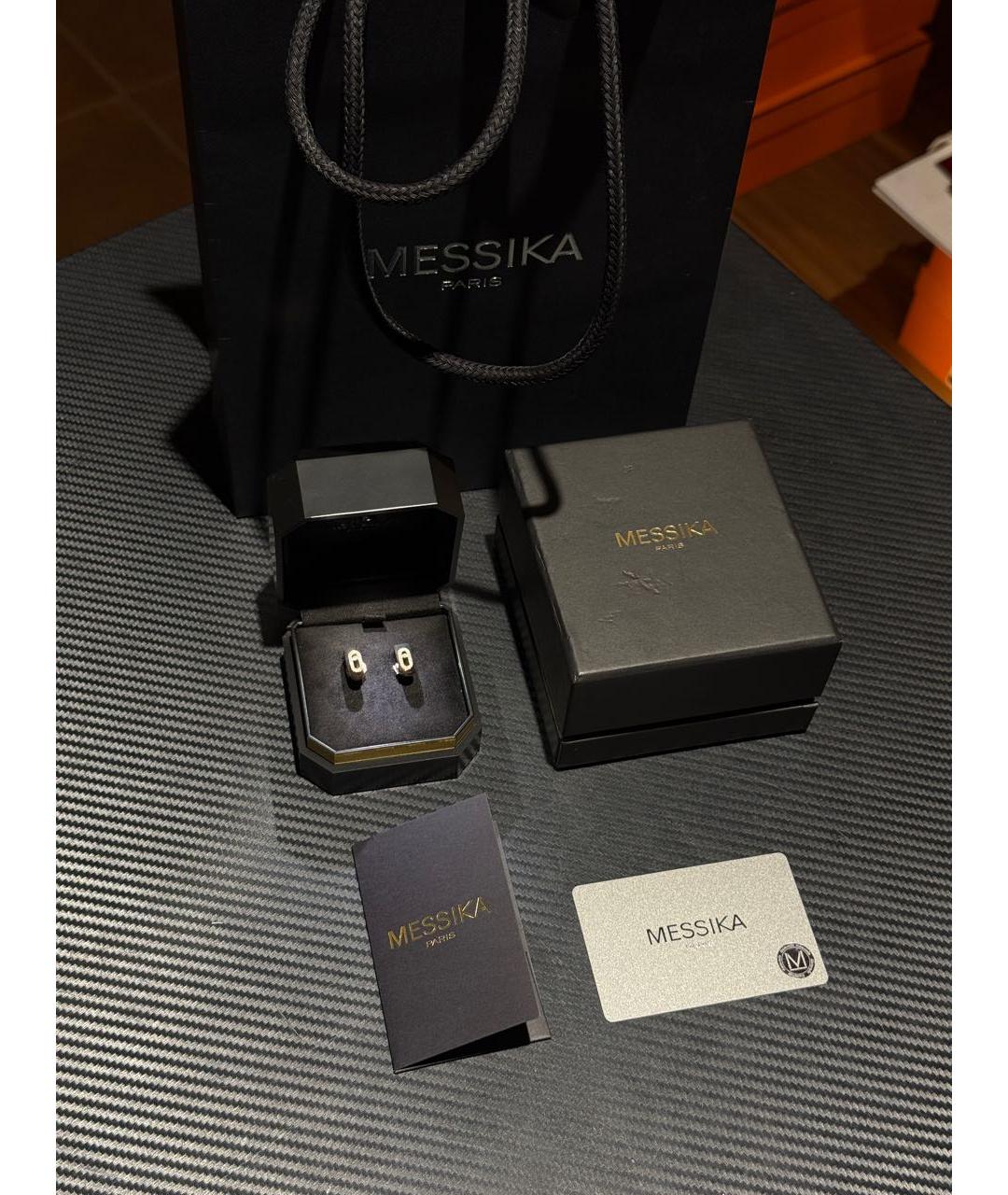 MESSIKA Золотые серьги из желтого золота, фото 2