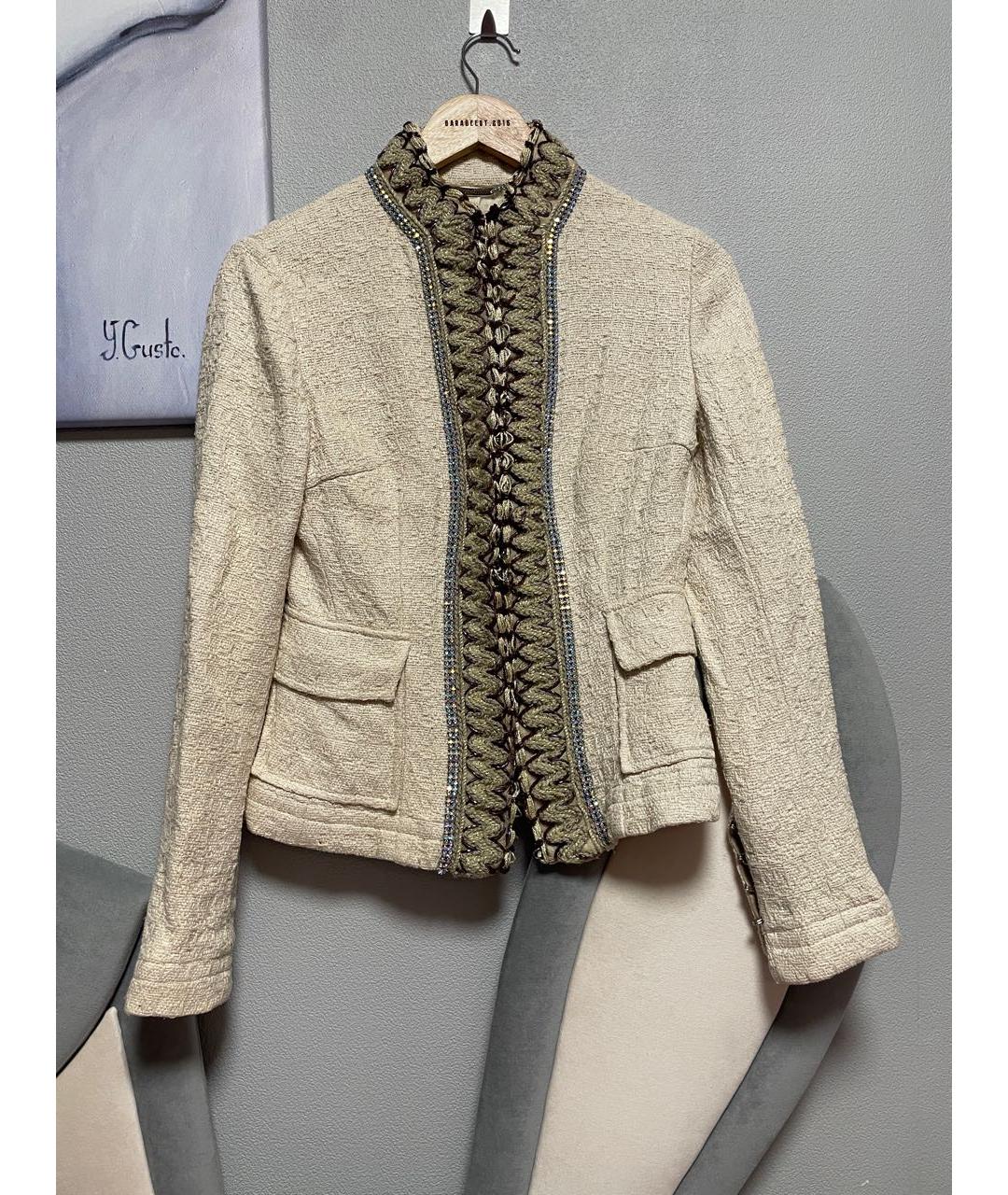 DOLCE&GABBANA Бежевый жакет/пиджак, фото 9