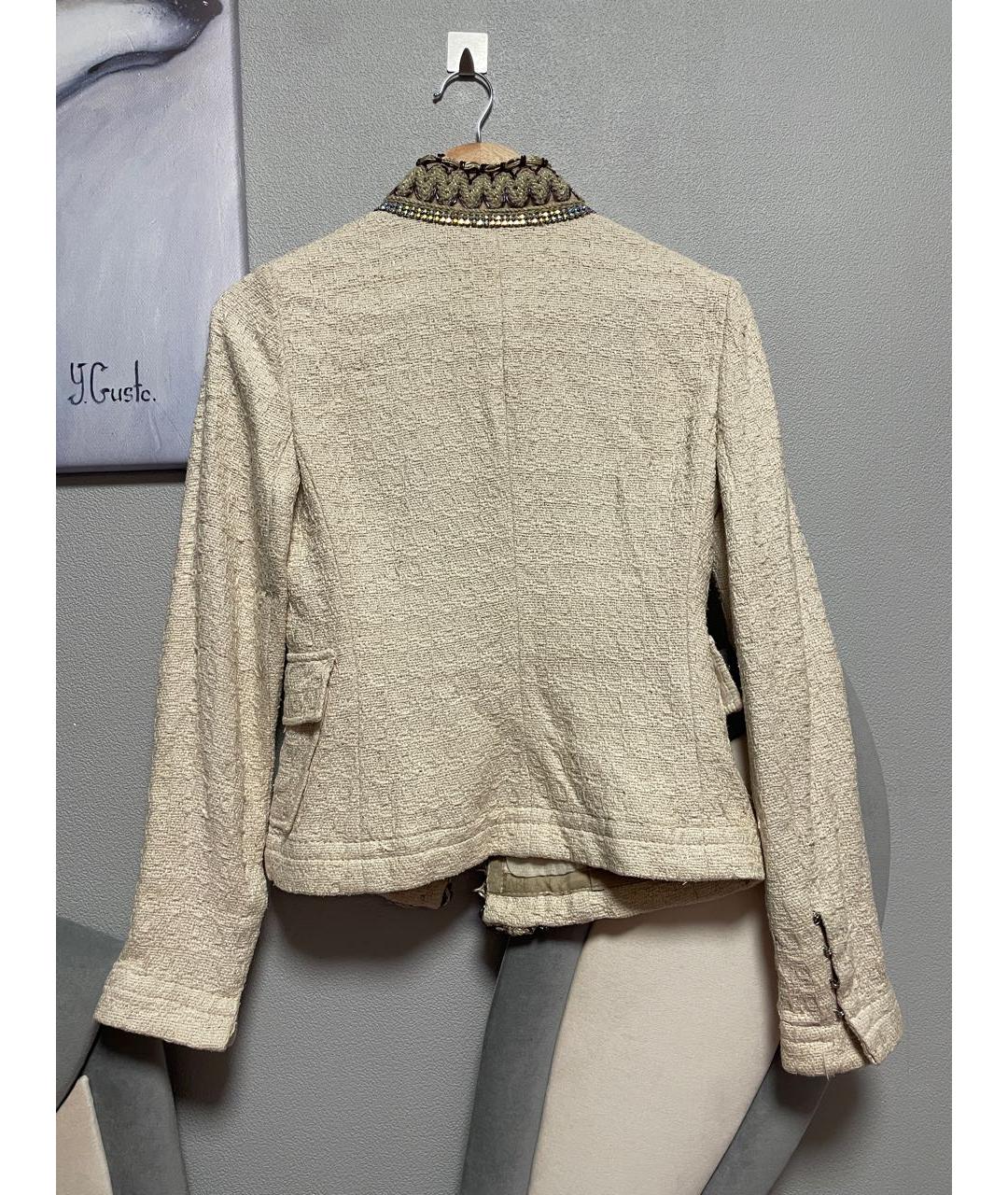 DOLCE&GABBANA Бежевый жакет/пиджак, фото 3
