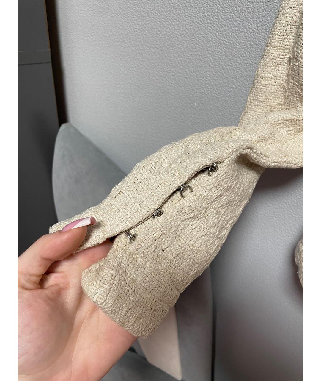 DOLCE&GABBANA Бежевый жакет/пиджак, фото 5