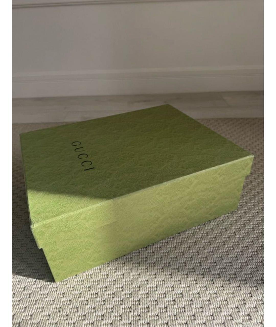 GUCCI Черные резиновые сабо, фото 6