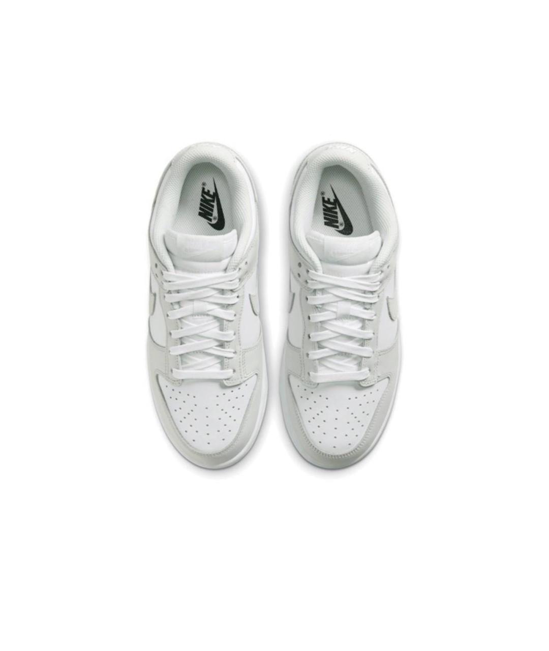 NIKE Серые кожаные низкие кроссовки / кеды, фото 3