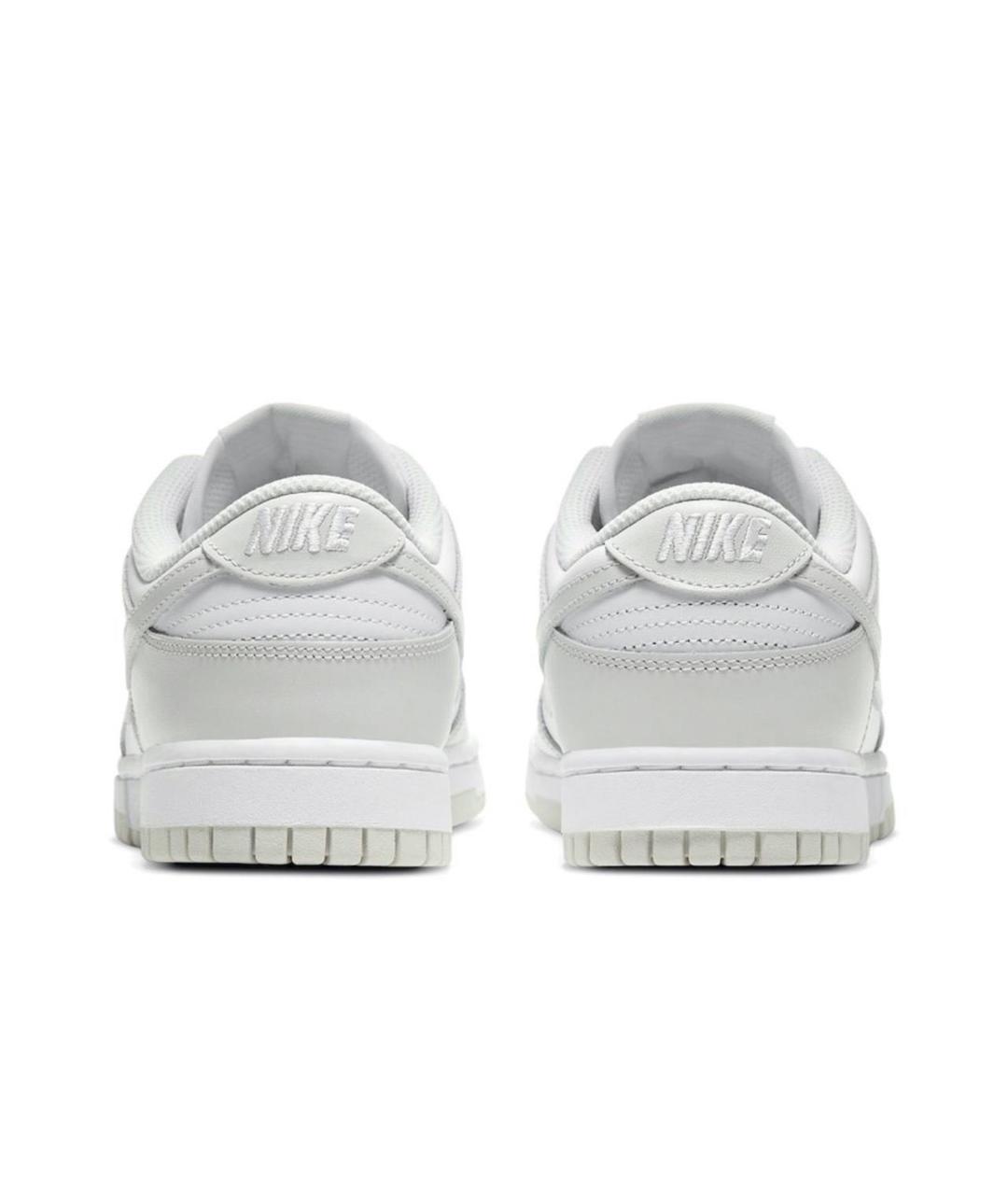 NIKE Серые кожаные низкие кроссовки / кеды, фото 4