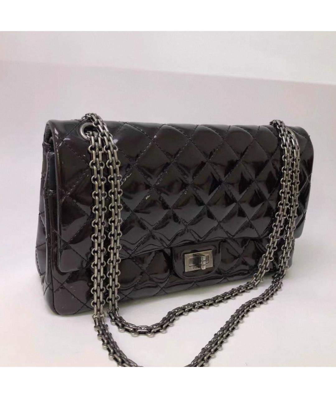 CHANEL Коричневая кожаная сумка через плечо, фото 5