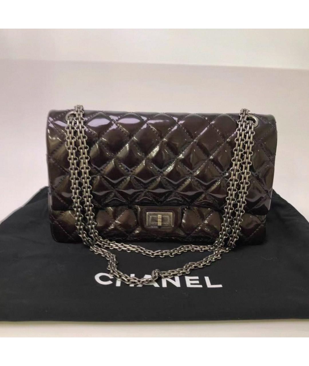 CHANEL Коричневая кожаная сумка через плечо, фото 2