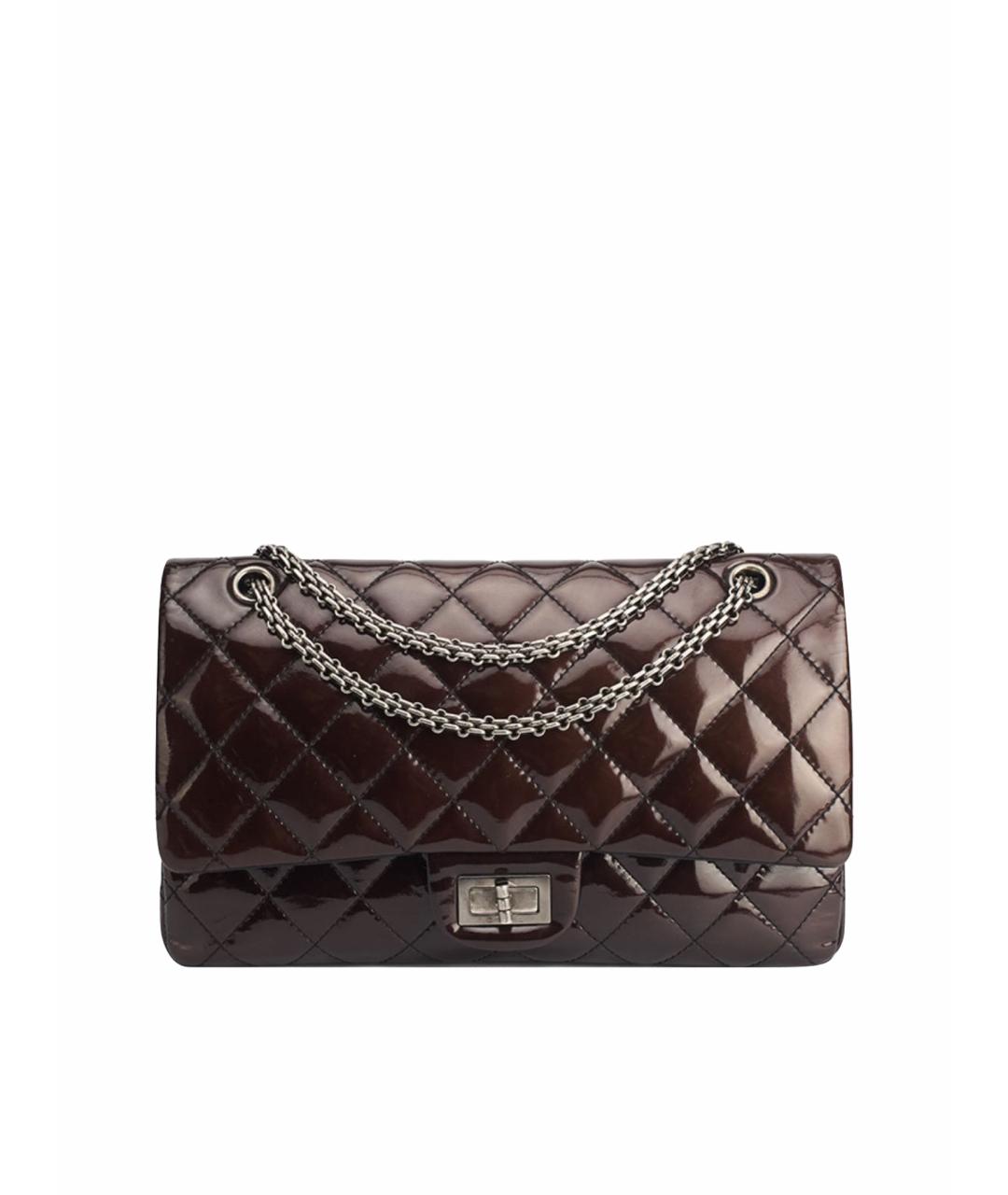 CHANEL Коричневая кожаная сумка через плечо, фото 1