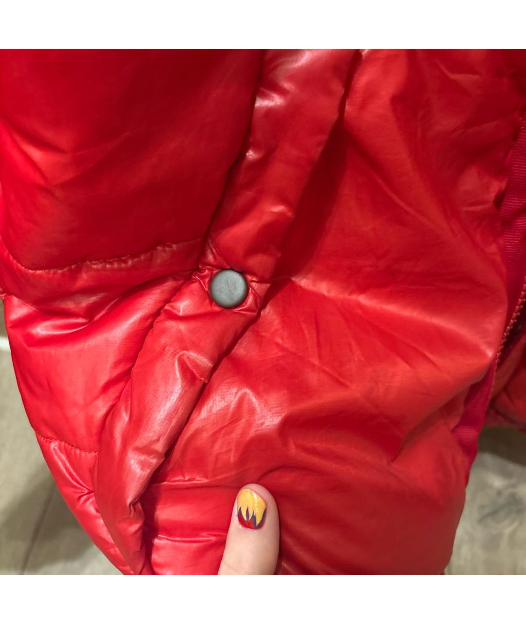 JORDAN Красная полиэстеровая куртка, фото 6