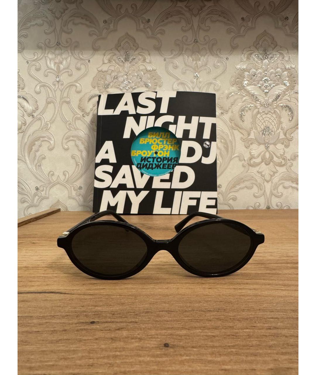 MIU MIU Черные пластиковые солнцезащитные очки, фото 6