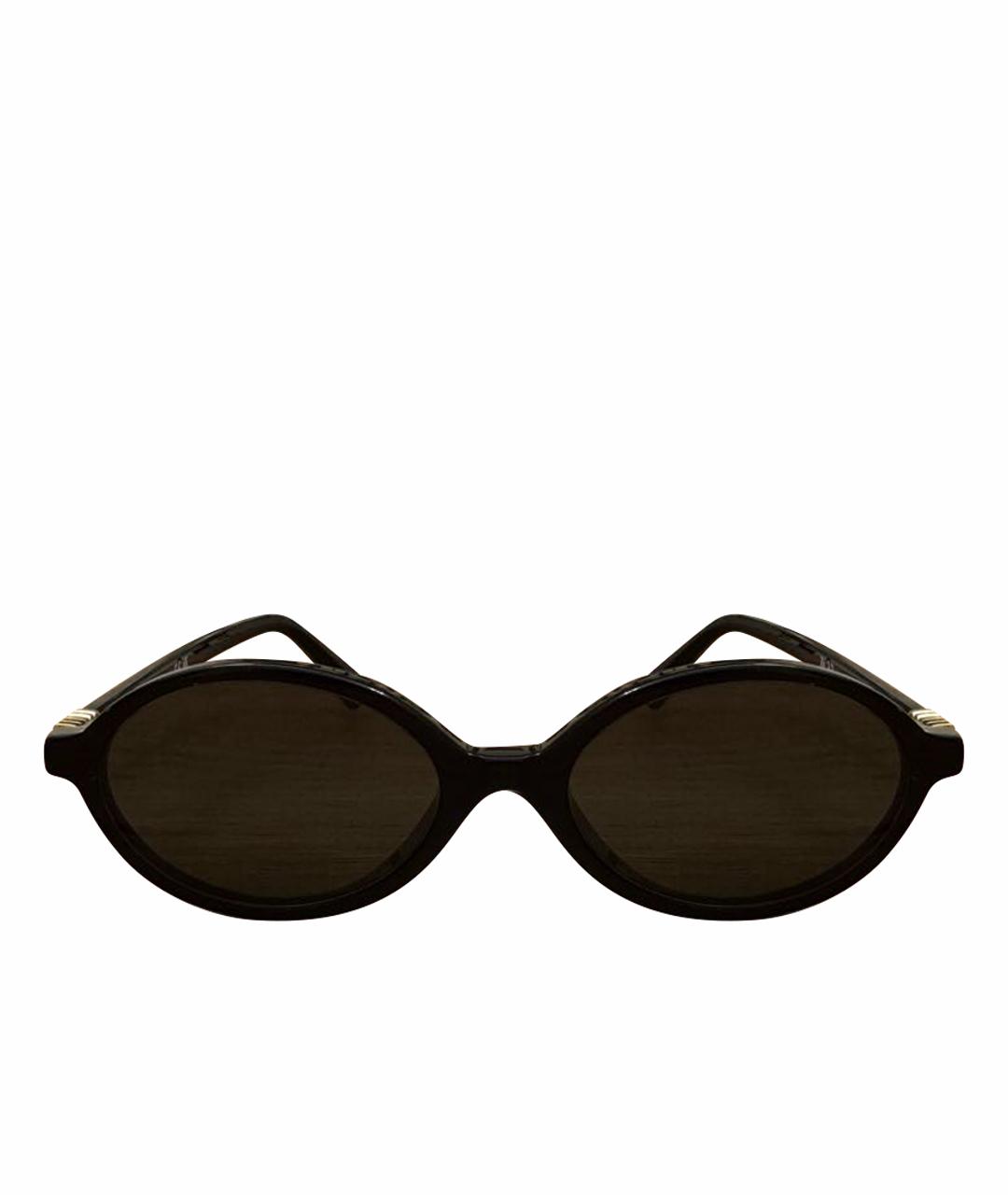 MIU MIU Черные пластиковые солнцезащитные очки, фото 1