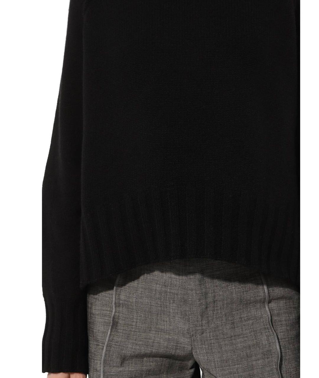 ISABEL BENENATO Черный кашемировый джемпер / свитер, фото 5