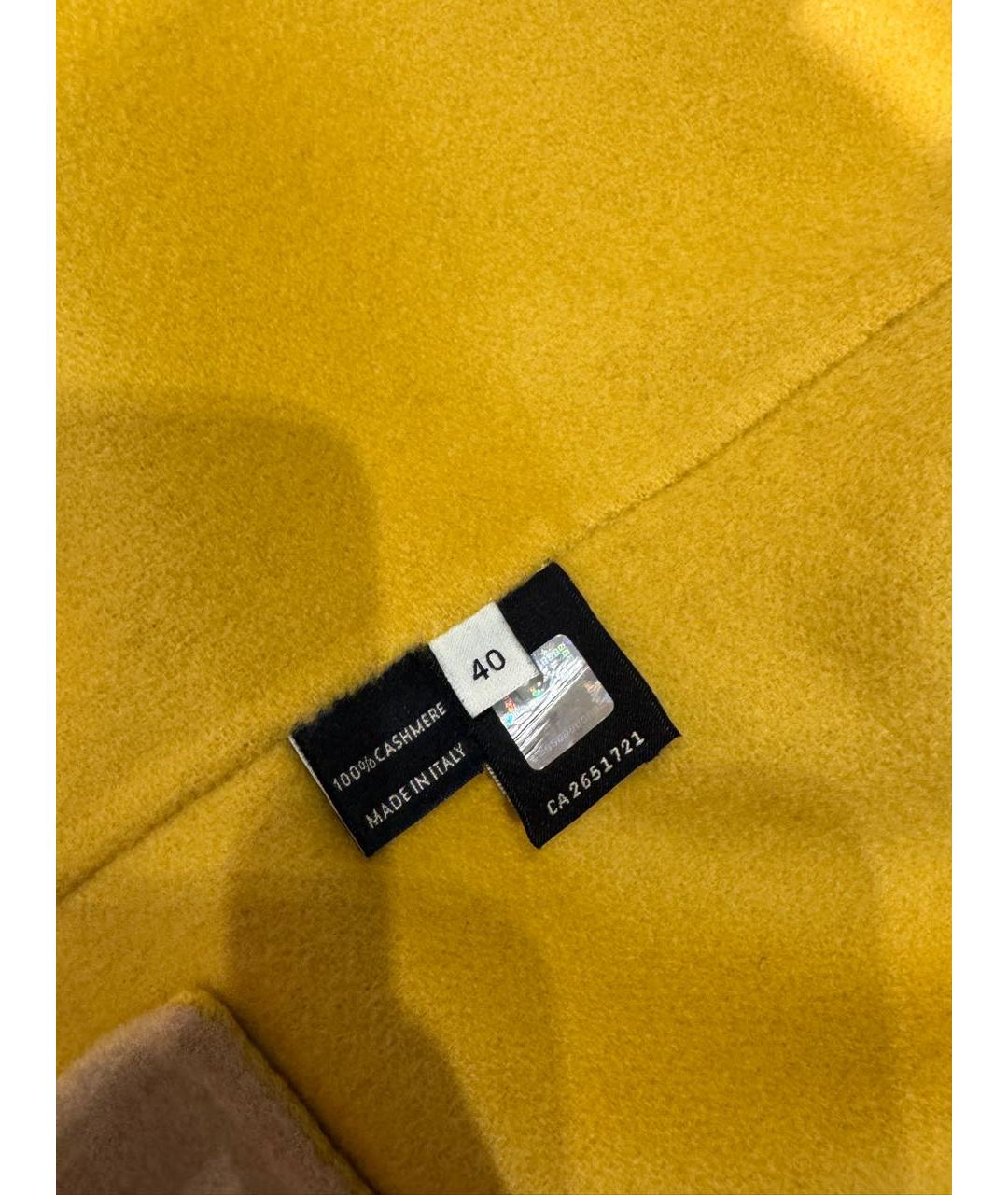 FENDI Бежевое кашемировое пальто, фото 5