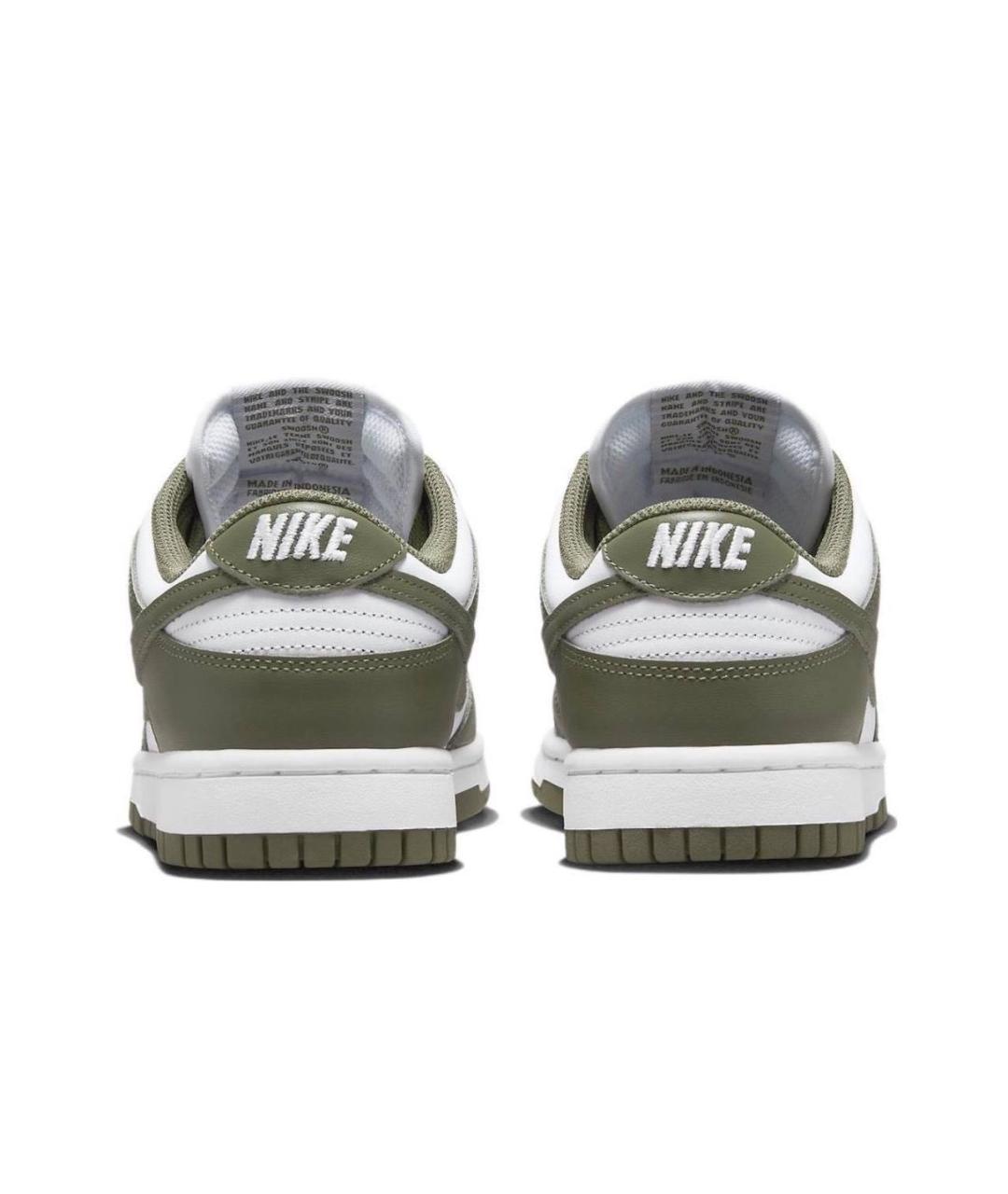 NIKE Хаки кожаные кроссовки, фото 4