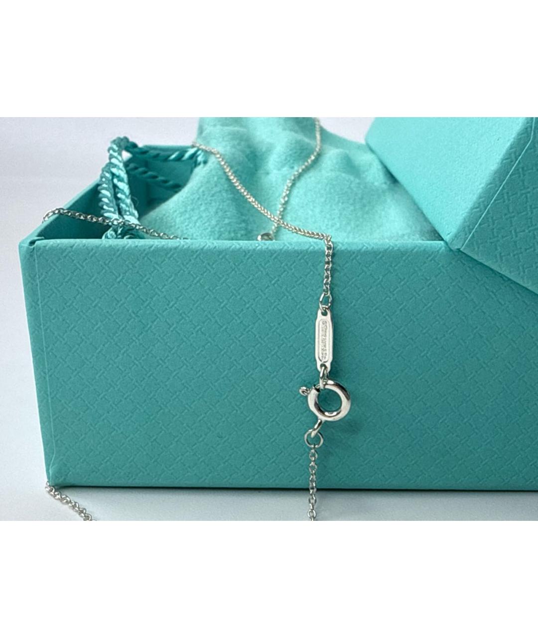 TIFFANY&CO Бирюзовое серебряное колье, фото 5