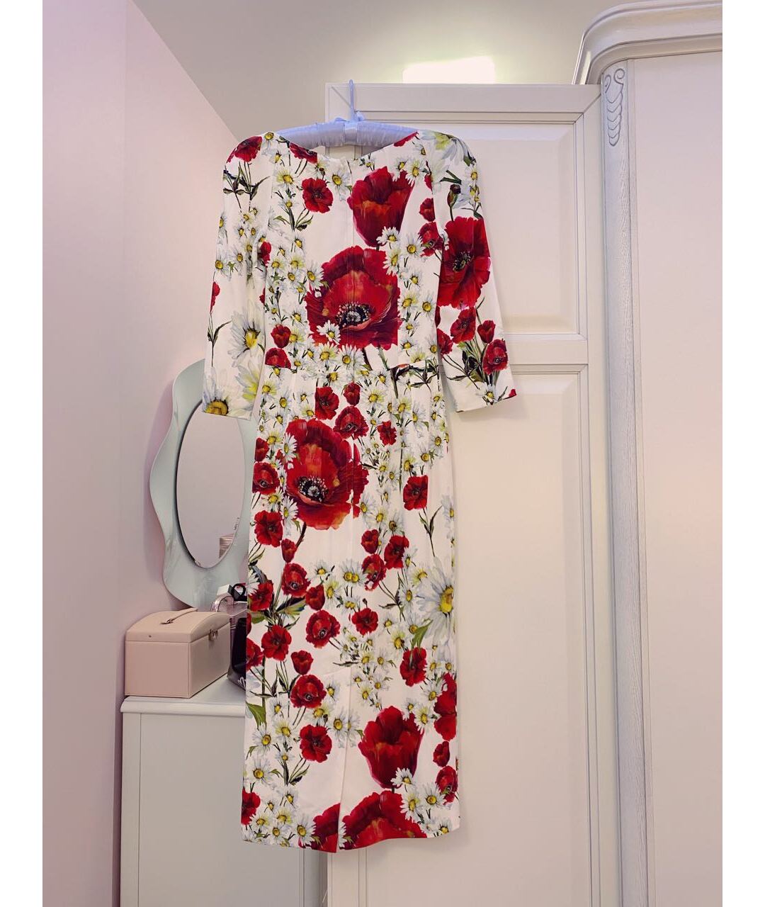 DOLCE&GABBANA Мульти вискозное повседневное платье, фото 2