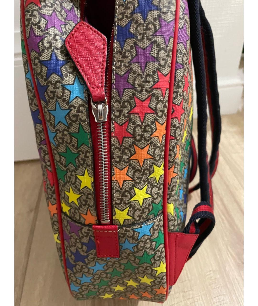 GUCCI Бежевый рюкзак из искусственной кожи, фото 3