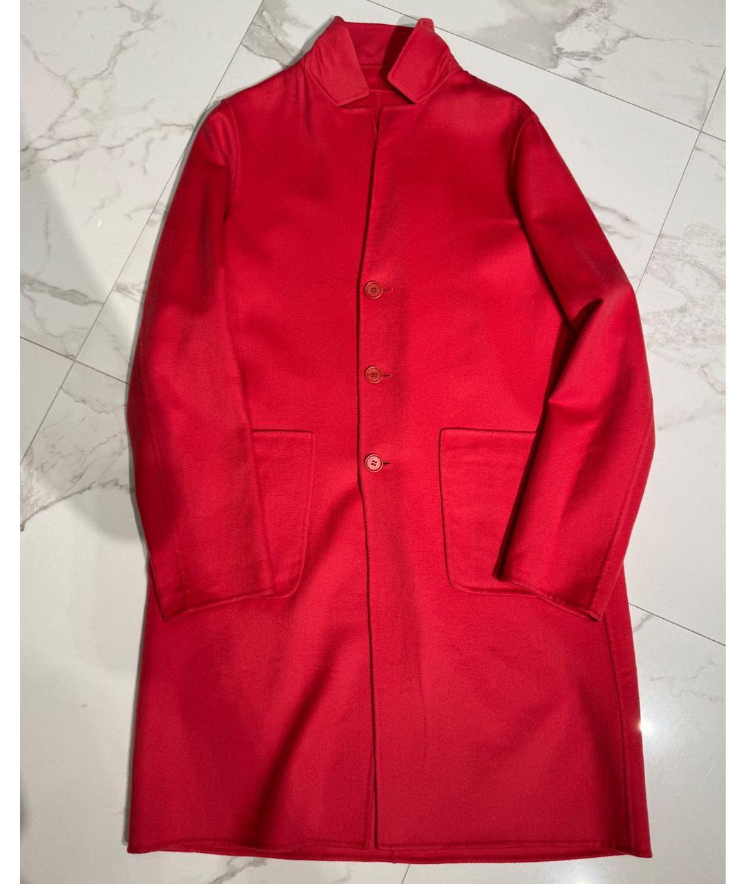 LORO PIANA Коралловое кашемировое пальто, фото 6