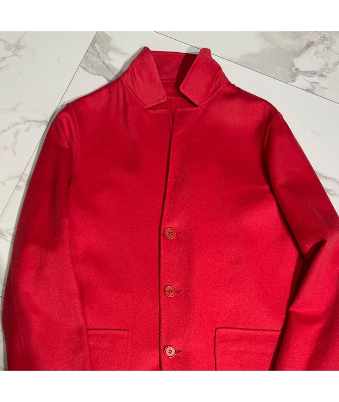 LORO PIANA Коралловое кашемировое пальто, фото 4