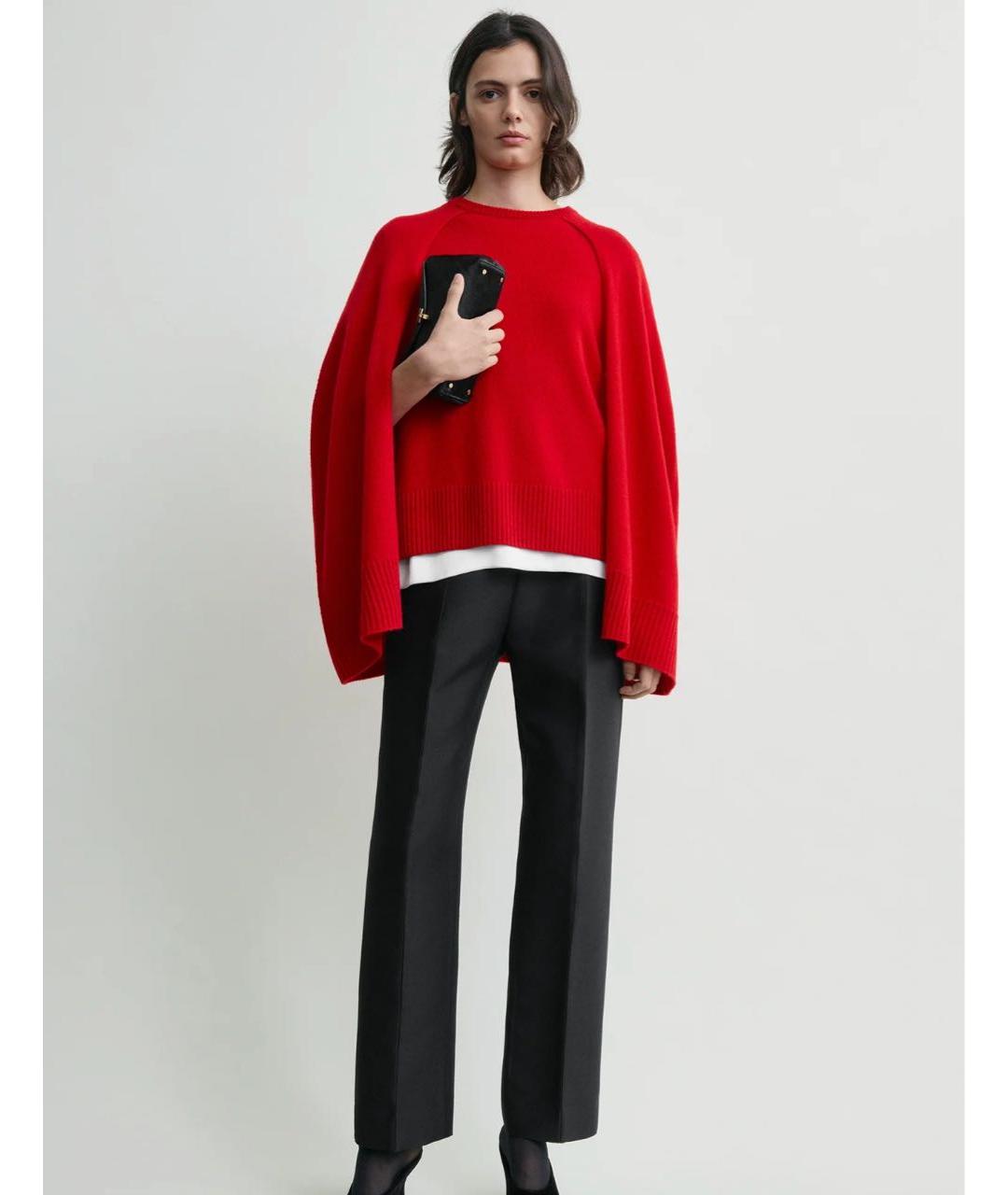 TOTEME Красный кашемировый джемпер / свитер, фото 2