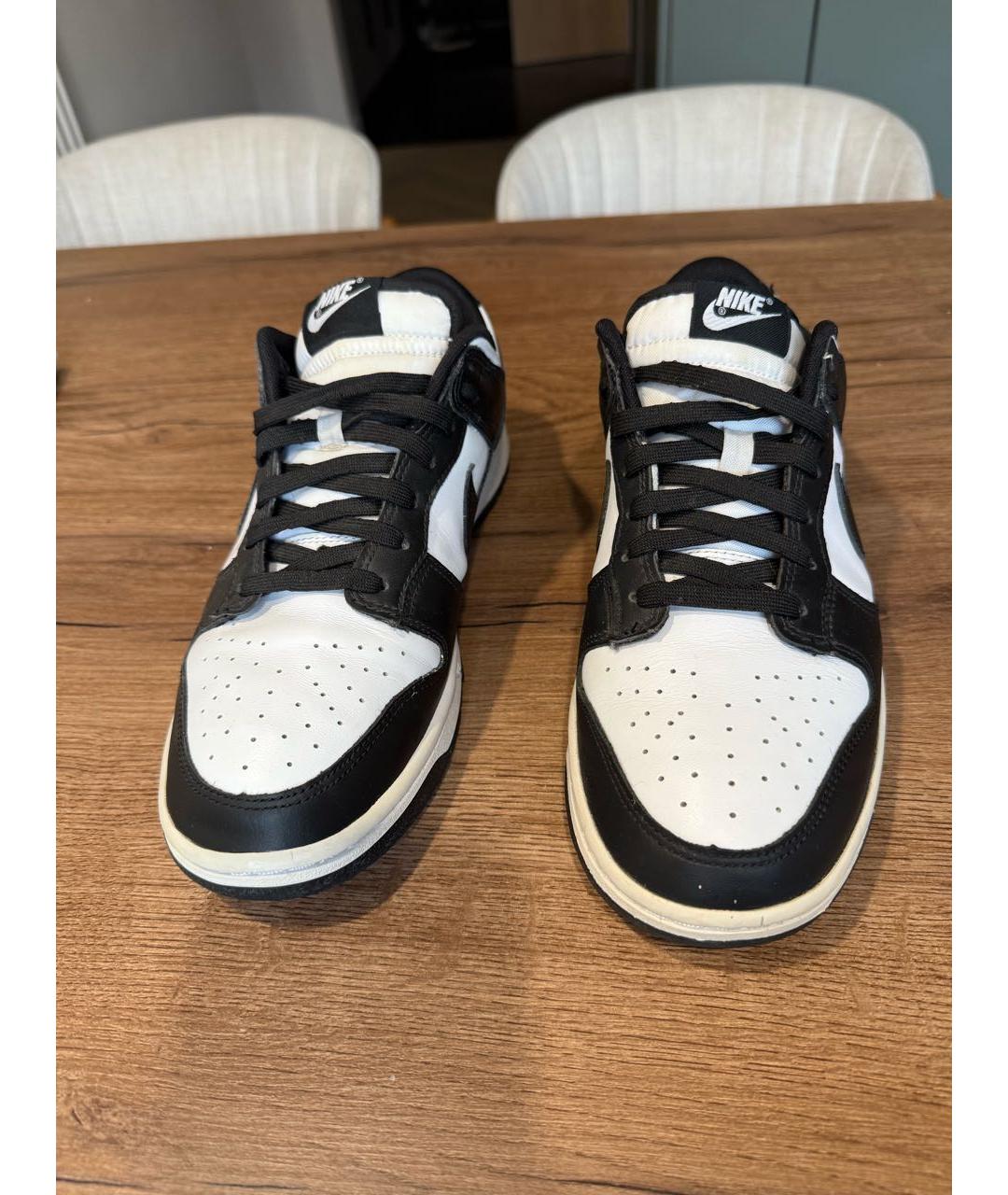 NIKE Черные кожаные кроссовки, фото 3