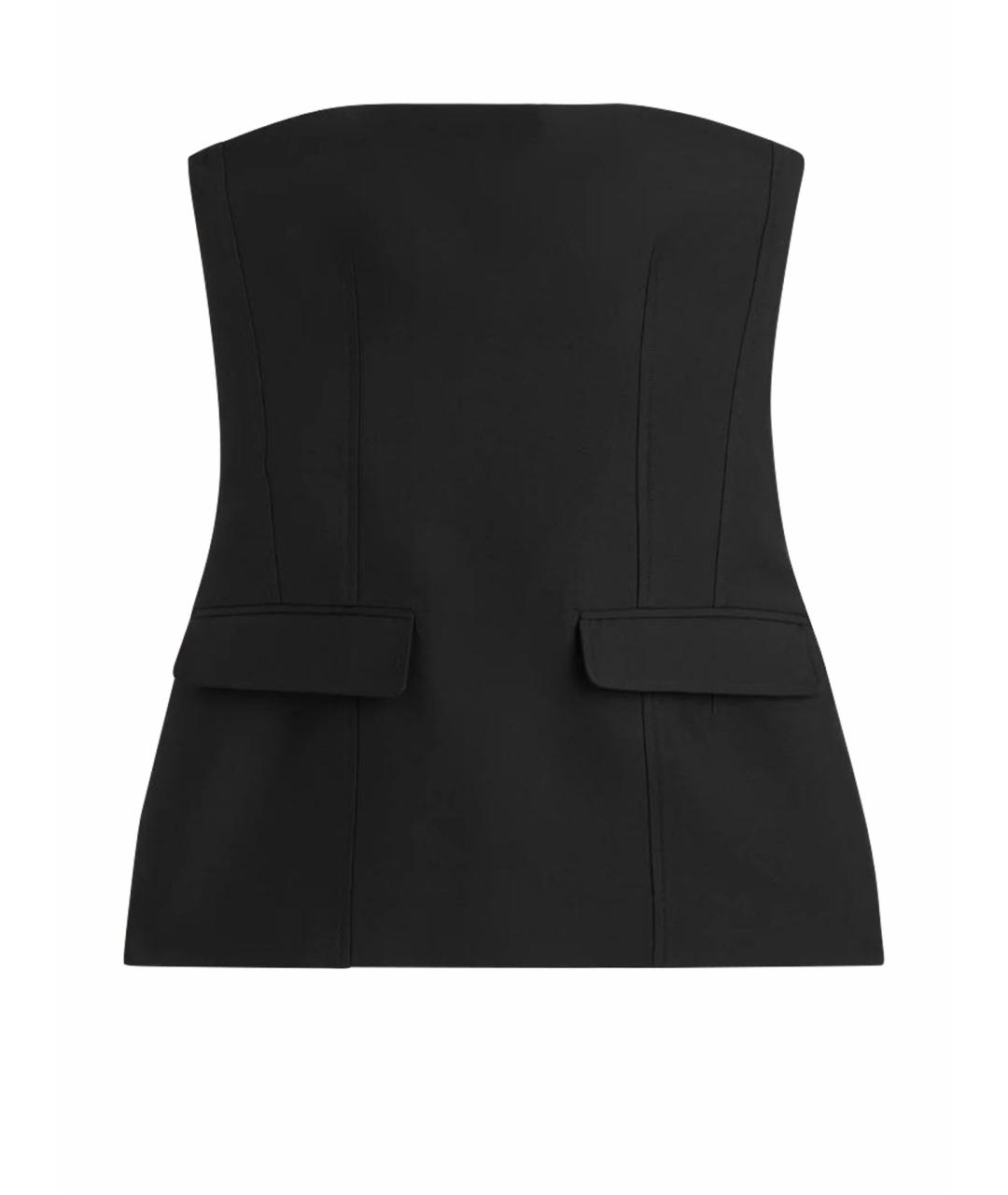 TOTEME Черная шерстяная майка, фото 1