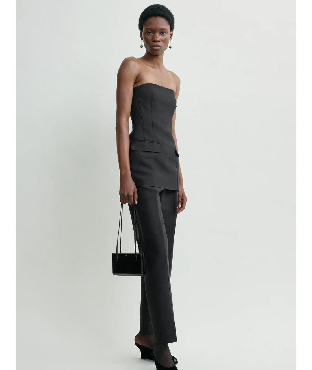 TOTEME Черная шерстяная майка, фото 2