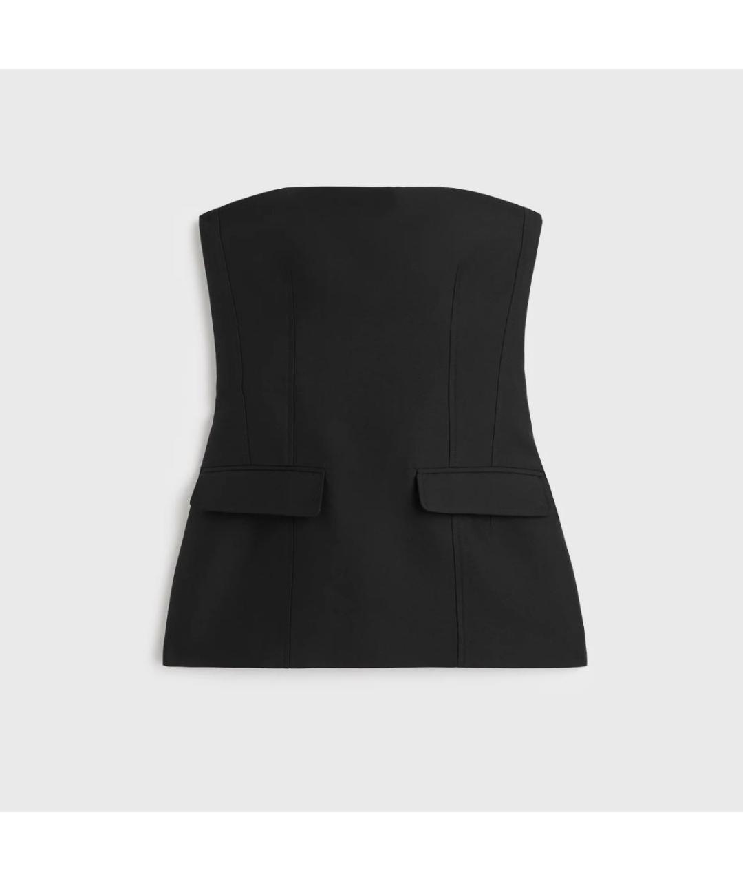 TOTEME Черная шерстяная майка, фото 4