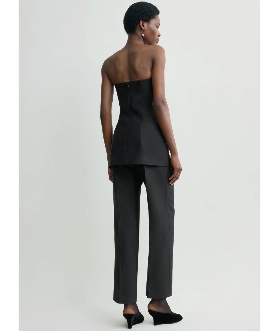 TOTEME Черная шерстяная майка, фото 3