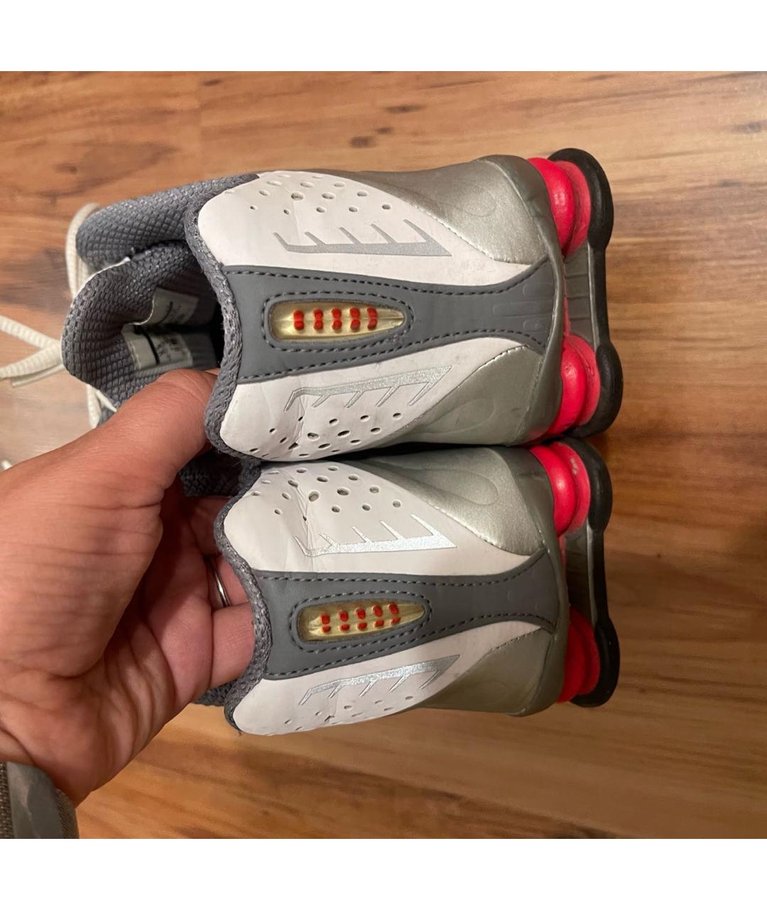 NIKE Белые кожаные кроссовки, фото 4