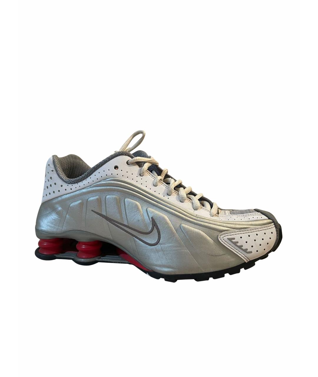 NIKE Белые кожаные кроссовки, фото 1