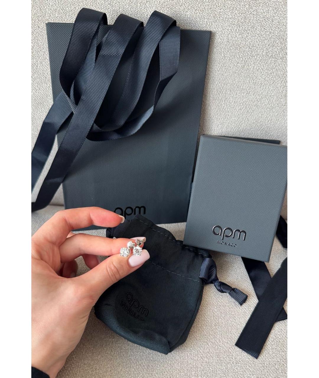 APM Monaco Серебряные серебряные серьги, фото 5