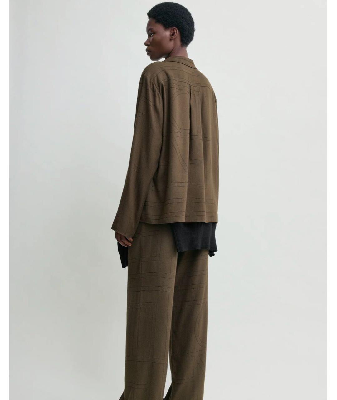 TOTEME Хаки рубашка, фото 3