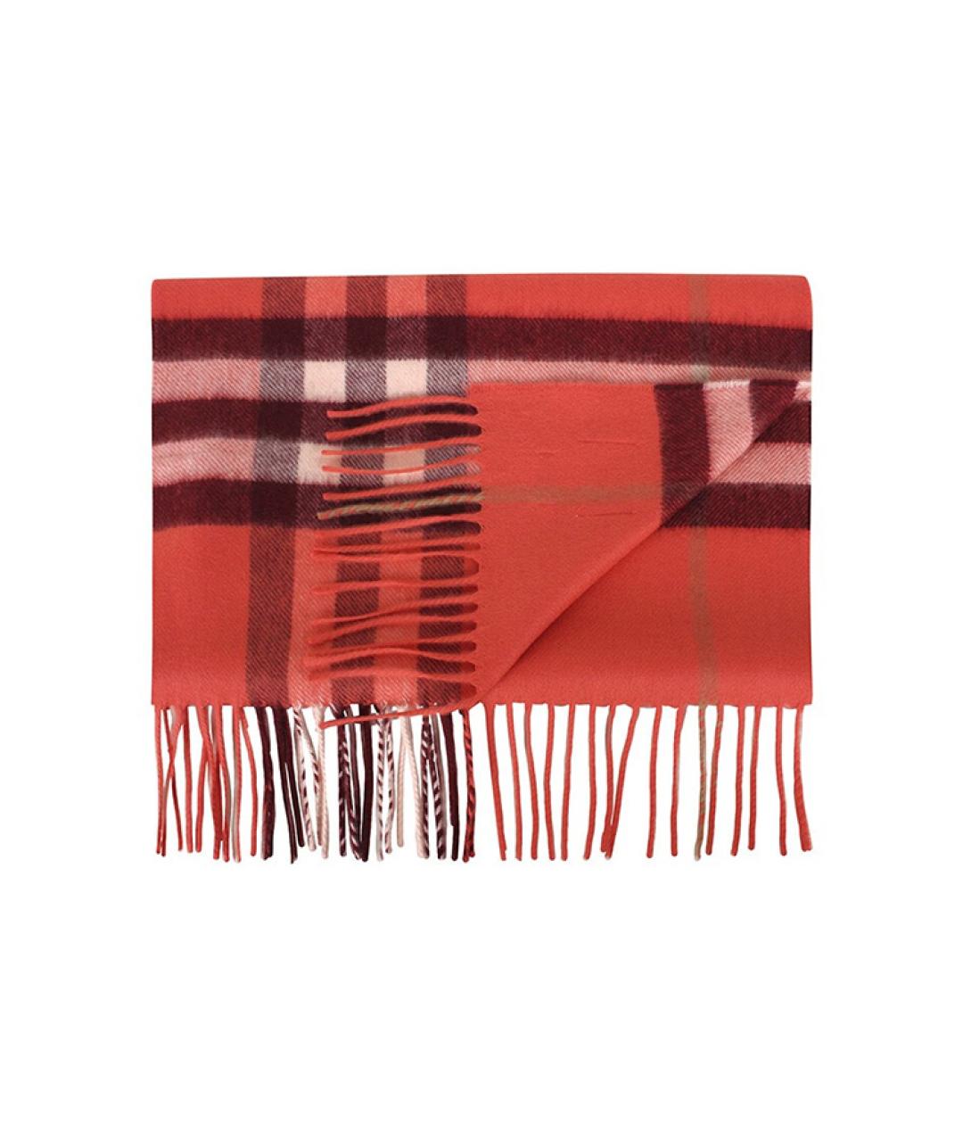 BURBERRY Оранжевый шарф, фото 3