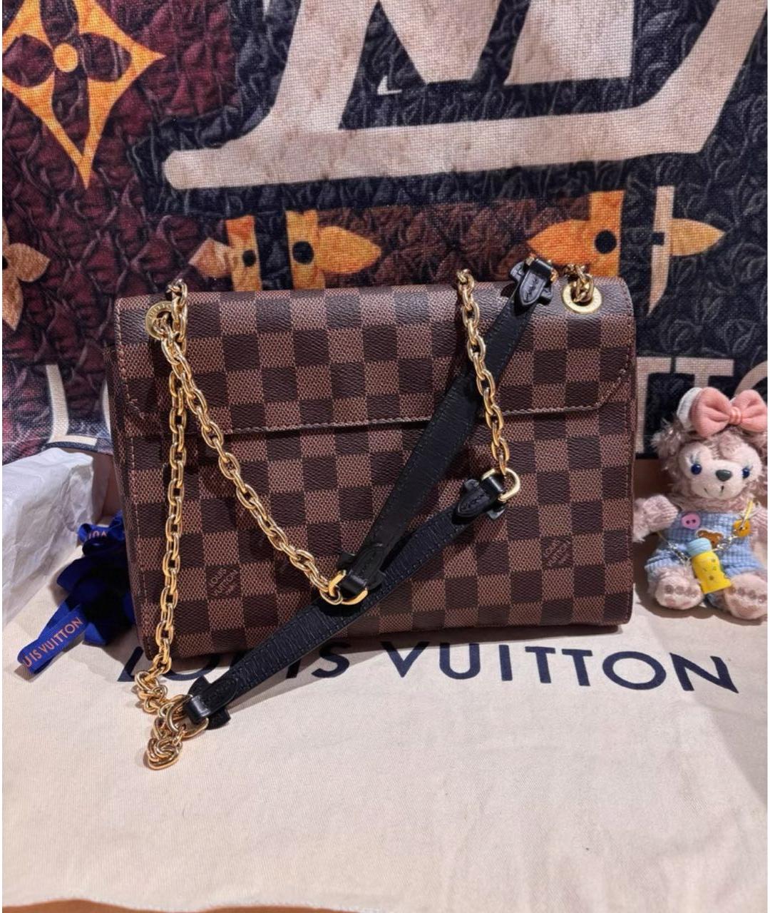 LOUIS VUITTON Коричневая сумка через плечо, фото 4