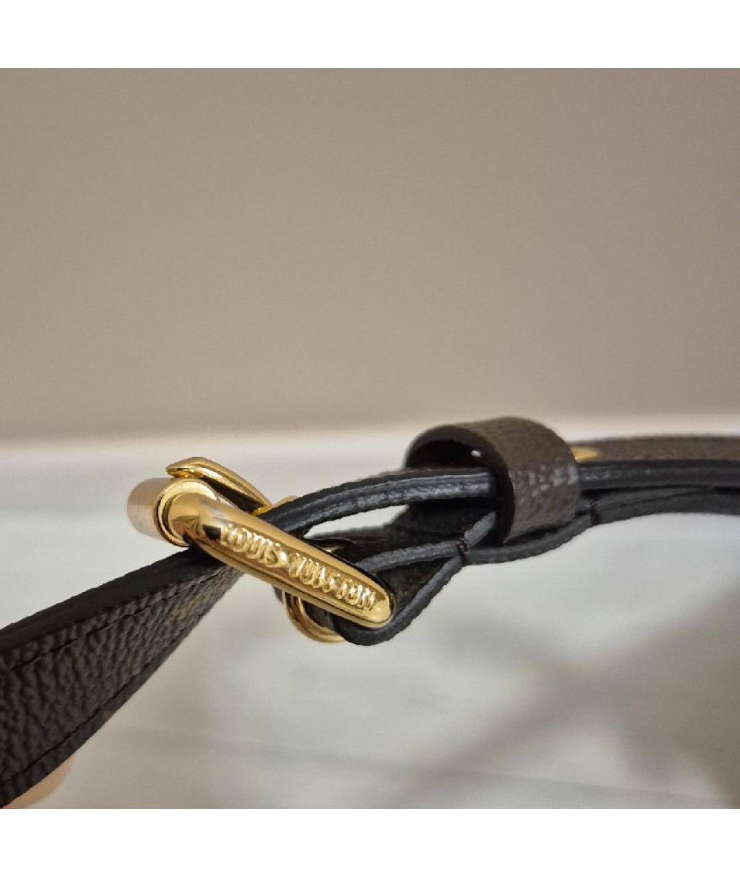 LOUIS VUITTON Коричневая сумка через плечо из искусственной кожи, фото 7