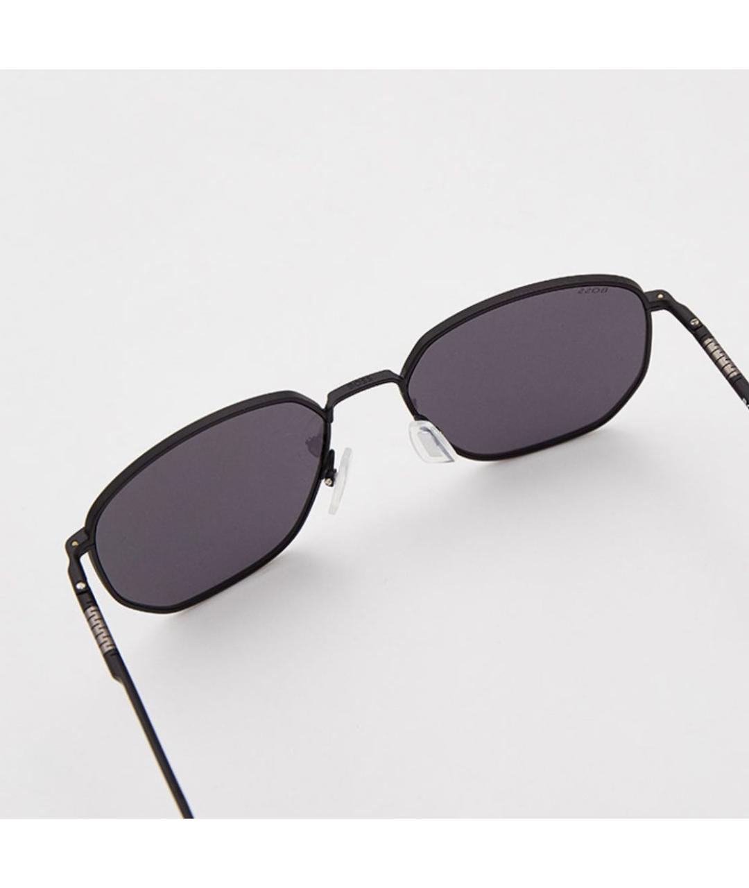 HUGO BOSS Черные металлические солнцезащитные очки, фото 4
