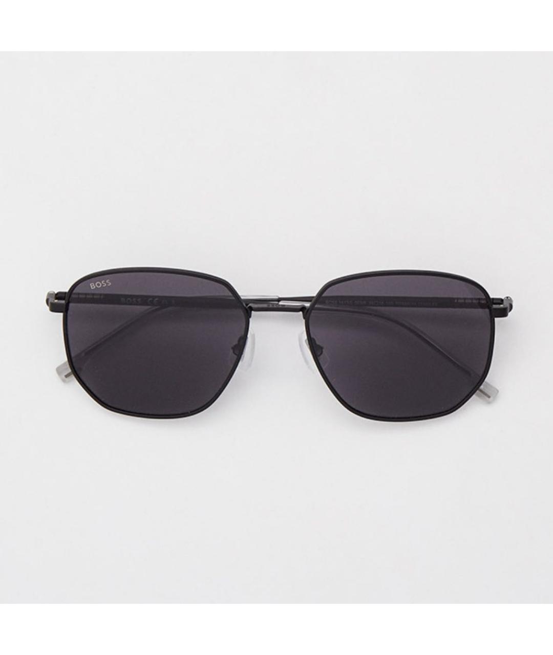 HUGO BOSS Черные металлические солнцезащитные очки, фото 2