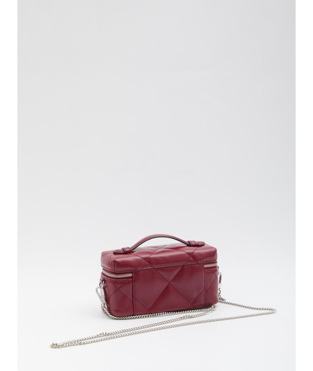 TORY BURCH Красная кожаная сумка с короткими ручками, фото 2