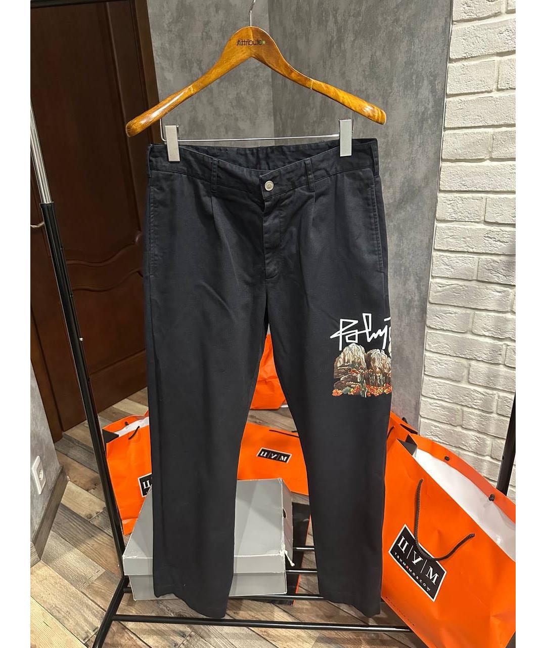 PALM ANGELS Черные повседневные брюки, фото 6