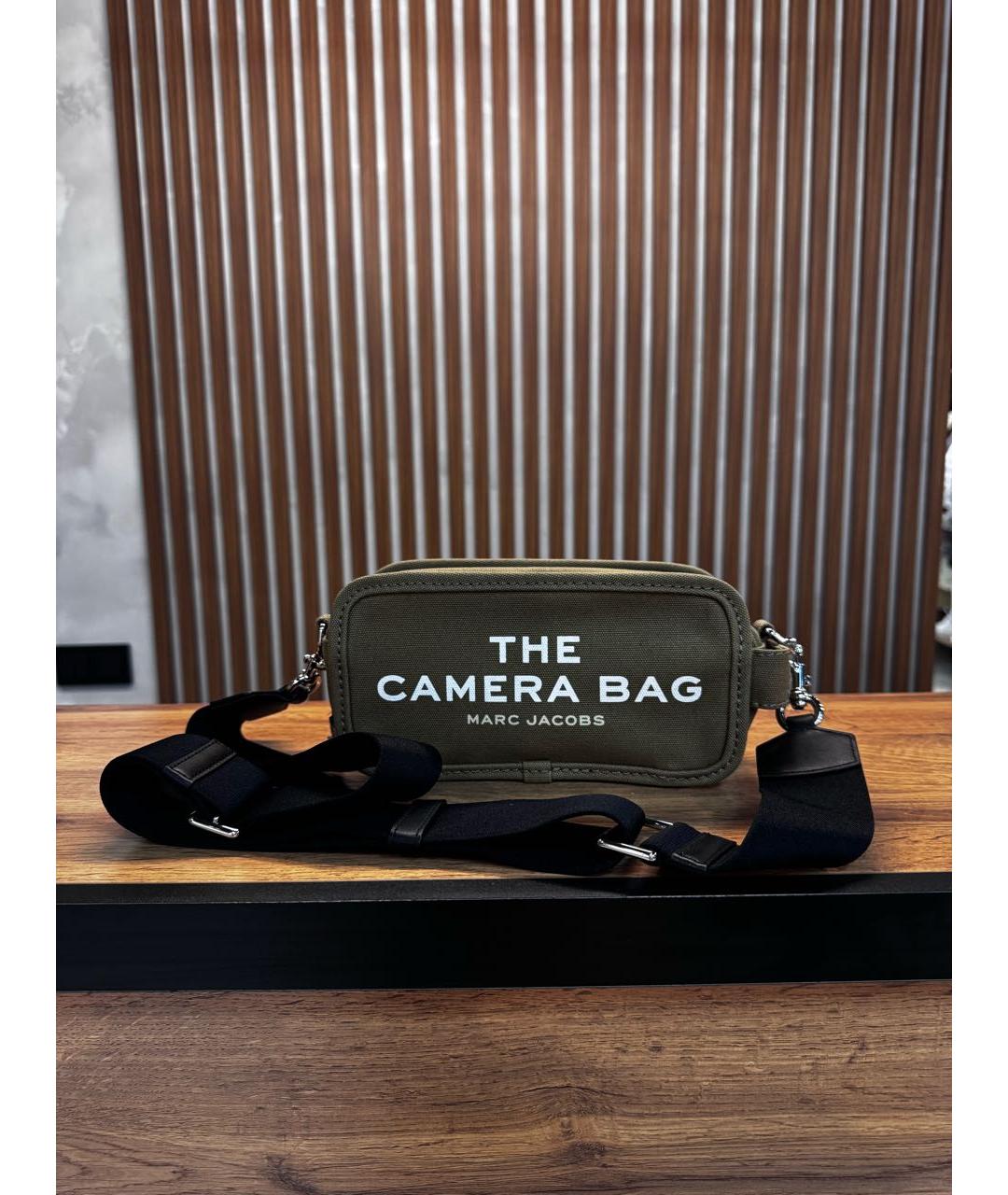 MARC JACOBS Хаки тканевая сумка через плечо, фото 5