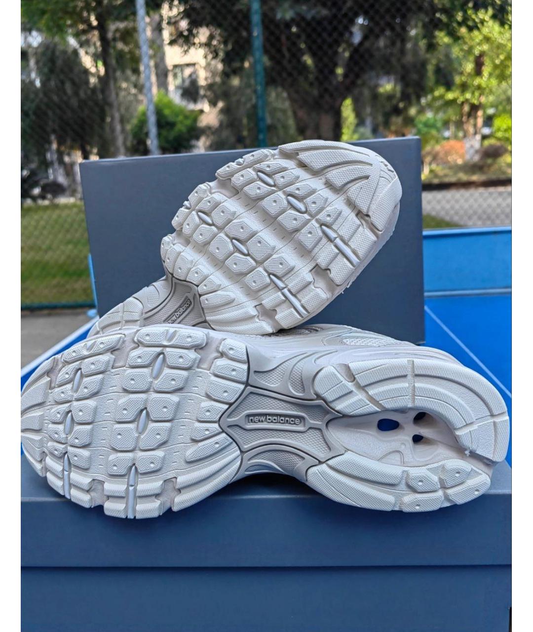 NEW BALANCE Бежевые текстильные низкие кроссовки / кеды, фото 6