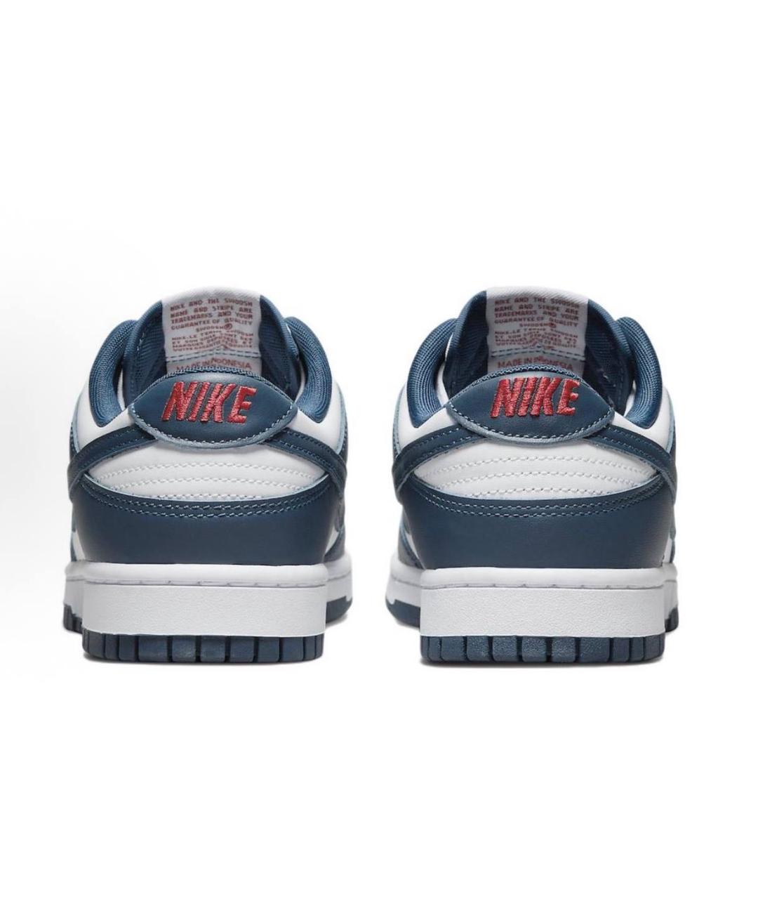 NIKE Синие кожаные низкие кроссовки / кеды, фото 4