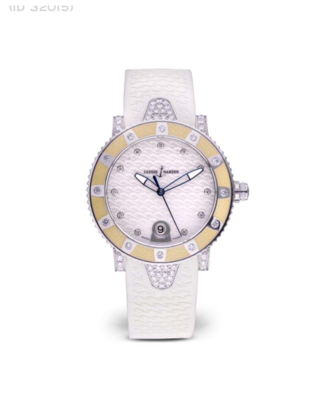 Ulysse Nardin Белые металлические часы, фото 6