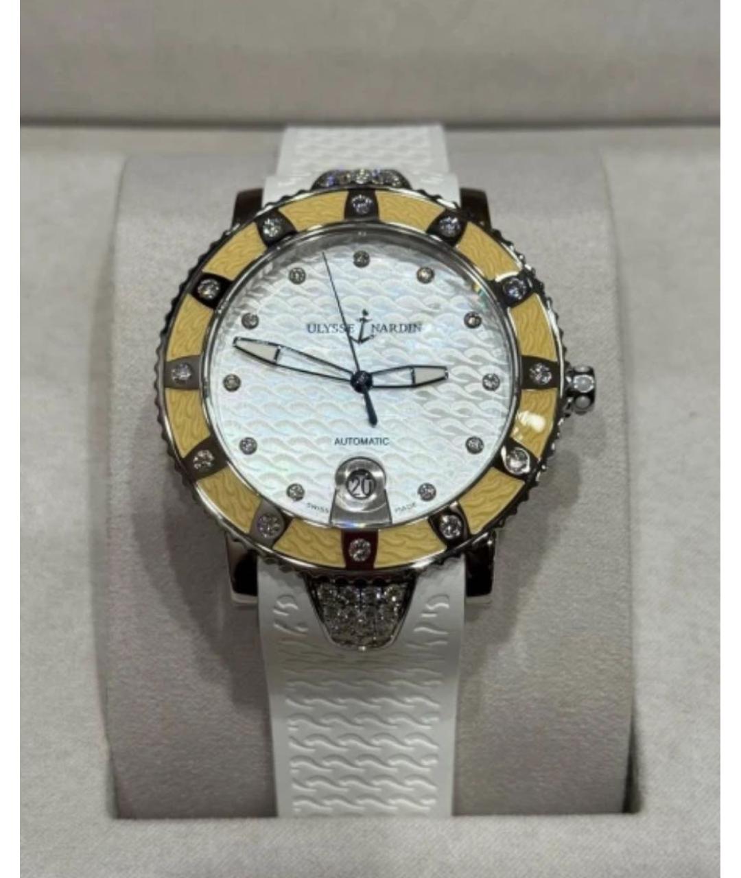 Ulysse Nardin Белые металлические часы, фото 3