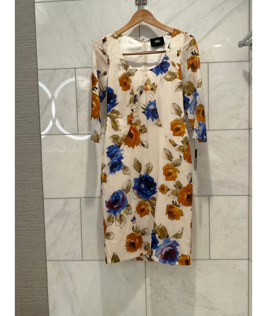 DOLCE&GABBANA Шелковое коктейльное платье, фото 10